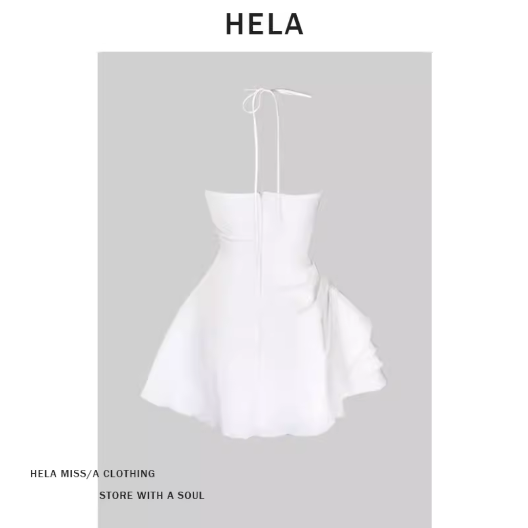 VÁY TRẮNG HELA HỞ LƯNG